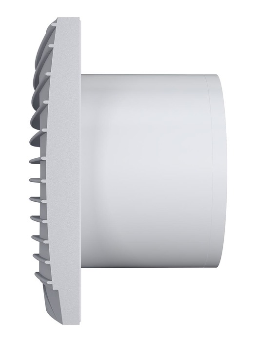 Вытяжка для ванной диаметр 100 мм DiCiTi SILENT 4C gray metal, цвет серый - фото 3