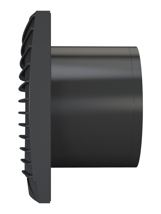 Вытяжка для ванной диаметр 100 мм ERA SILENT 4C Оbsidian, размер 100 - фото 3