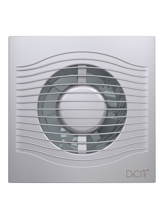 Вытяжка для ванной диаметр 100 мм DiCiTi SLIM 4C gray metal, размер 100 - фото 2