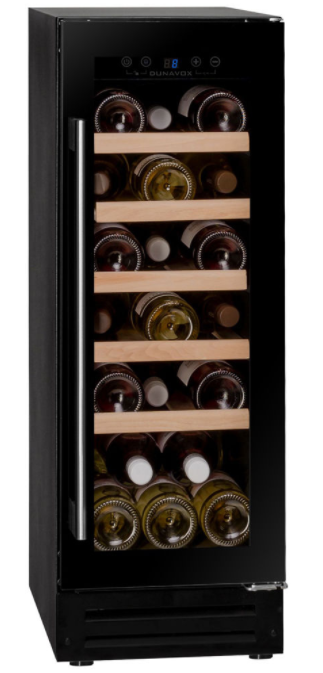 Встраиваемый винный шкаф Dunavox DAUF-19.58B, цвет черный - фото 1