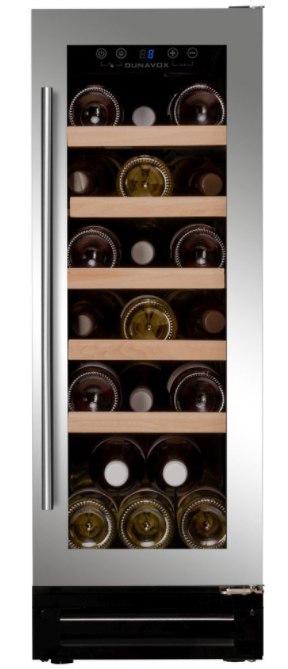 Встраиваемый винный шкаф Dunavox DAUF-19.58SS, цвет черный - фото 2