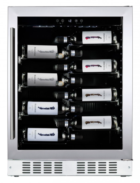 Встраиваемый винный шкаф 22-50 бутылок Dunavox