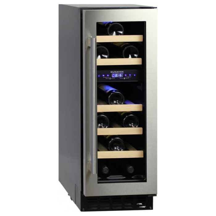 Встраиваемый винный шкаф Dunavox DAU-17.57DSS, цвет черный - фото 2