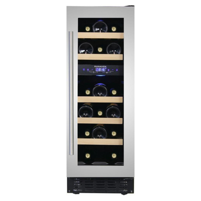 Встраиваемый винный шкаф Dunavox DAU-17.57DSS, цвет черный - фото 1
