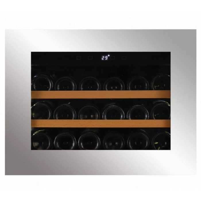 Встраиваемый винный шкаф Dunavox DAV-18.46SS.TO, цвет черный - фото 1