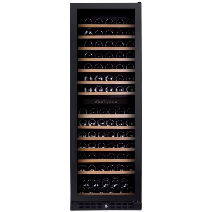 Встраиваемый винный шкаф 101-200 бутылок Dunavox DX-166.428DBK, цвет черный - фото 3