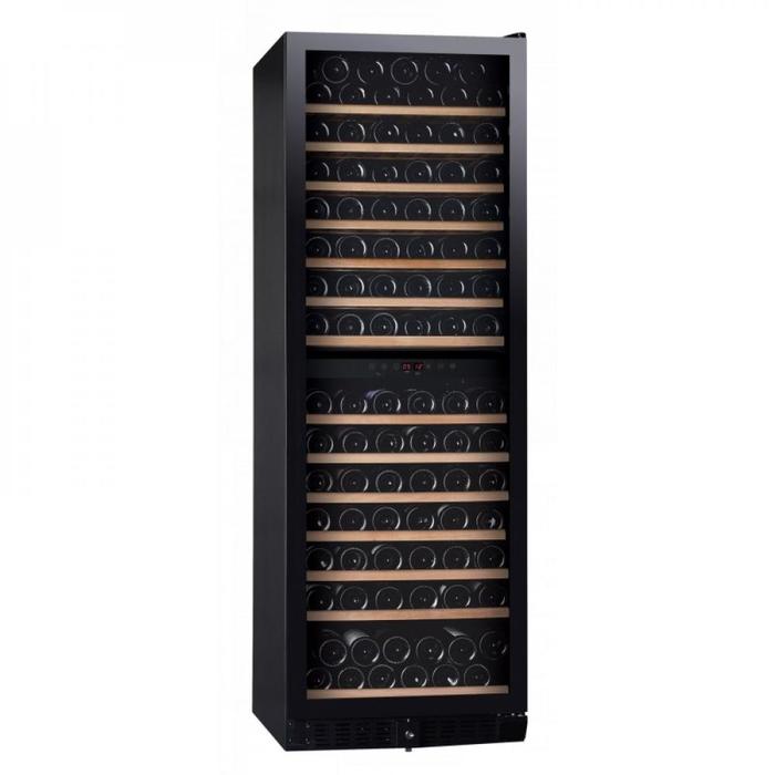 Встраиваемый винный шкаф 101-200 бутылок Dunavox DX-166.428DBK, цвет черный - фото 4