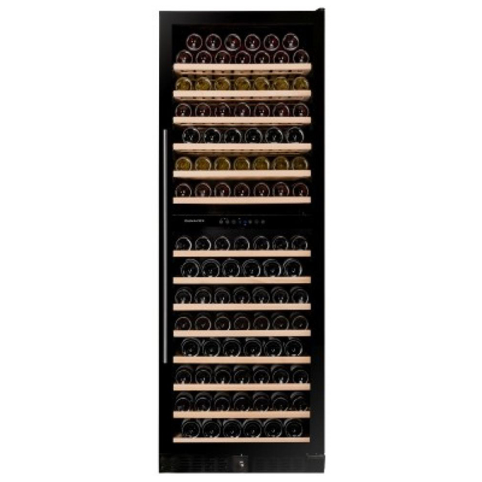 Встраиваемый винный шкаф 101-200 бутылок Dunavox DX-181.490DBK, цвет черный - фото 1