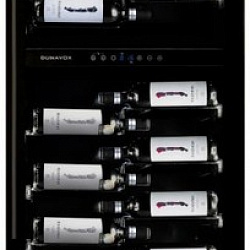 Встраиваемый винный шкаф 51-100 бутылок Dunavox DX-70.258SS, цвет серый - фото 2