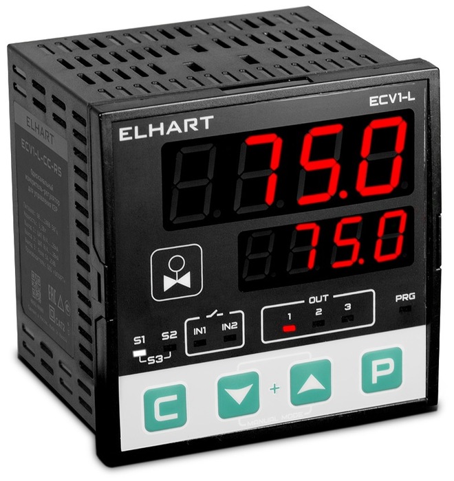 Терморегулятор ELHART ECV1-L-CC-RS датчик температуры elhart tre c01 pt100 b3 d5 l20 1 5m a