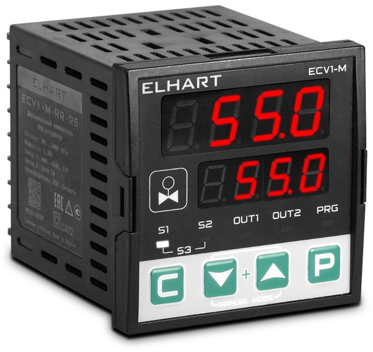 Терморегулятор ELHART ECV1-M-RR-RS датчик давления elhart pte5000c 010 м20 с