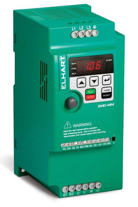 Преобразователь частоты ELHART EMD-MINI – 110 T, цвет зеленый