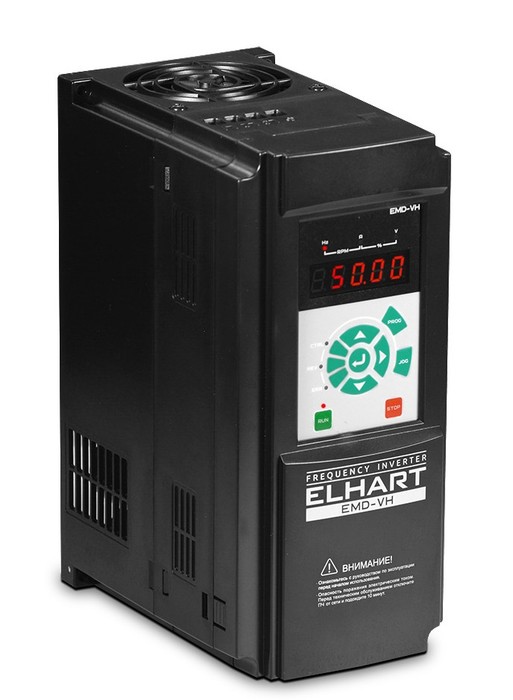 Преобразователь частоты ELHART EMD-VH – 0075 T, цвет черный