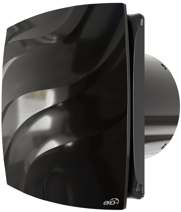 

Вытяжка для ванной диаметр 120 мм ERA, Черный, ERA WAVE 120C Black classic