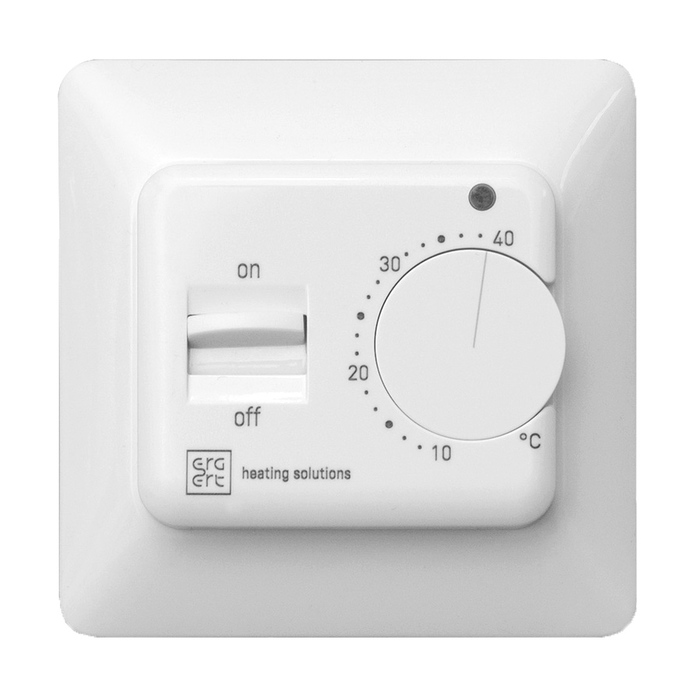 Терморегулятор для теплого пола ERGERT ETR-110 White терморегулятор etr 110 white
