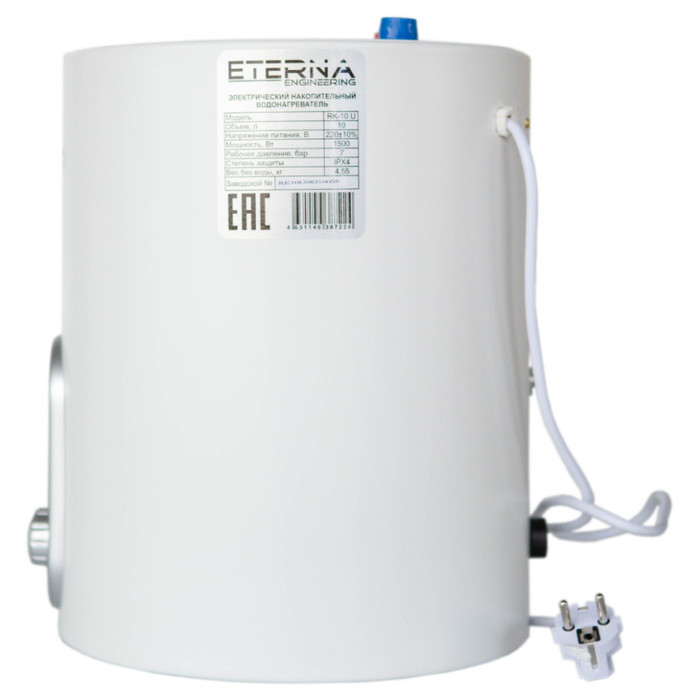 Электрический накопительный водонагреватель ETERNA RK-10/U ETERNA RK-10/U - фото 3