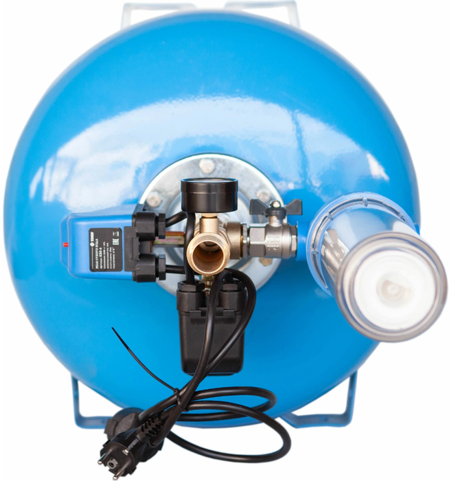 Гидроаккумулятор ETERNA АВ2С-100, цвет синий - фото 3