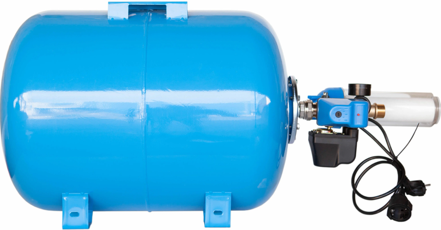 Гидроаккумулятор ETERNA АВ2С-100, цвет синий - фото 4