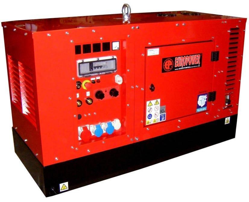 Дизельный EUROPOWER EPS 400 DXE DC дизельный генератор 5 квт в шумозащитном кожухе alimar alm d 5000me s