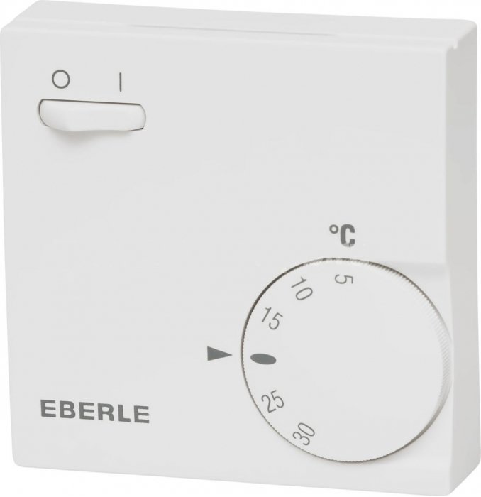 Термостат Eberle RTR-E 6163 с выключателем терморегулятор eberle rtr e 6163 белый