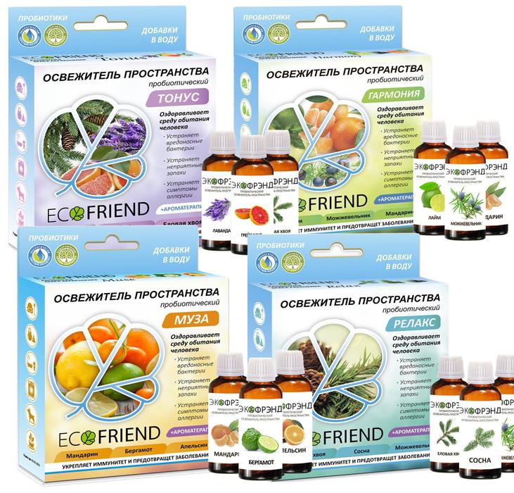 

Набор ароматов Ecofriend, Ecofriend Эко воздух пробиотический