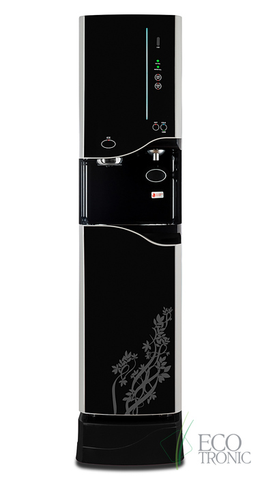 Пурифайер для воды Ecotronic V80-R4LZ black с лёдогенератором, размер 12quot; или 14quot;, I или Uтип, цвет чёрный