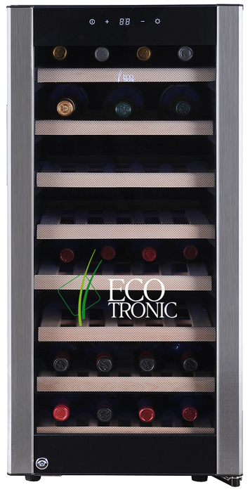 Отдельностоящий винный шкаф 22-50 бутылок Ecotronic уксус due vittorie винный бальзамический aceto balsamico di modena 250 мл