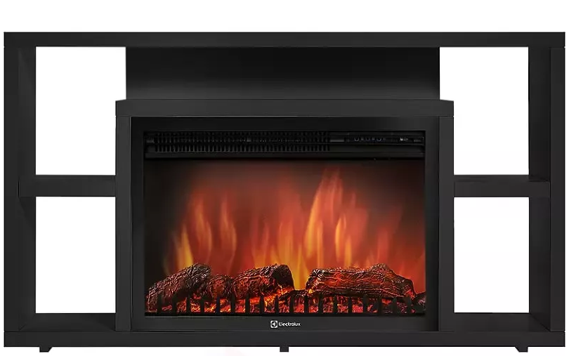 Электрокамин с широким очагом 2D Electrolux EFP/P-3020LS с порталом Firelight Multimedia 30 черный