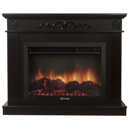 

Электрокамин с широким очагом 2D Electrolux, Венге, Electrolux EFP/P-2720RLS с порталом Firelight Noce 25 венге