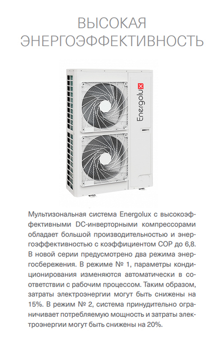 Наружный блок VRF системы 7-9,9 кВт Energolux