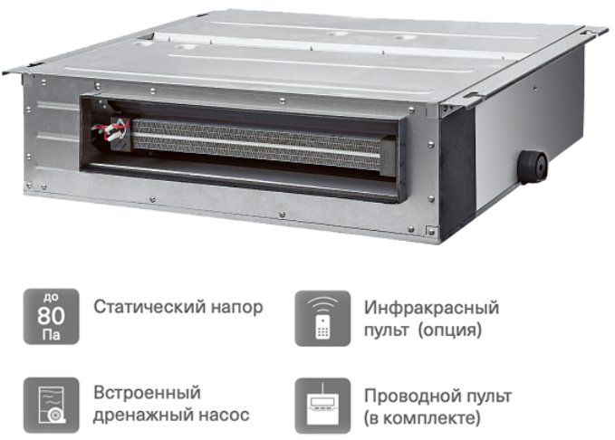 Канальная VRF система 6-7,9 кВт Energolux