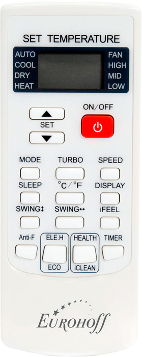 Настенный кондиционер Eurohoff EV-09I Wi-Fi, цвет белый - фото 3