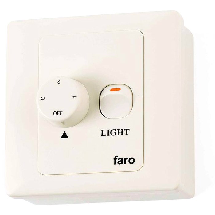 Регулятор скорости Faro Регулятор скорости вентилятора 3-х ступенчатый (33928) регулятор скорости mty 1 5