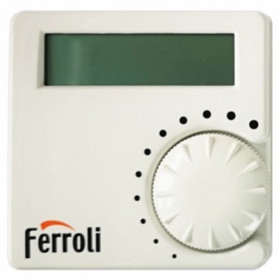 Термостат для котла Ferroli проводной программируемый комнатный термостат бастион