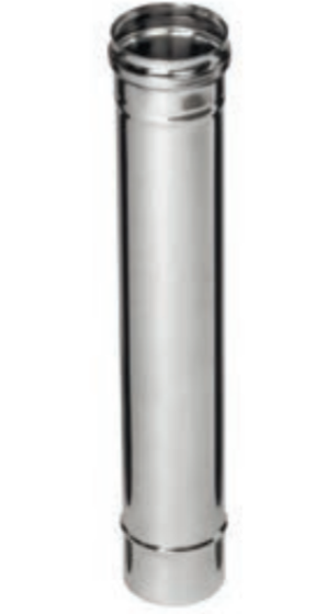 Аксессуар для отопления Ferrum Дымоход 0,5м 100 AISI 430 0,5 мм - фото 1