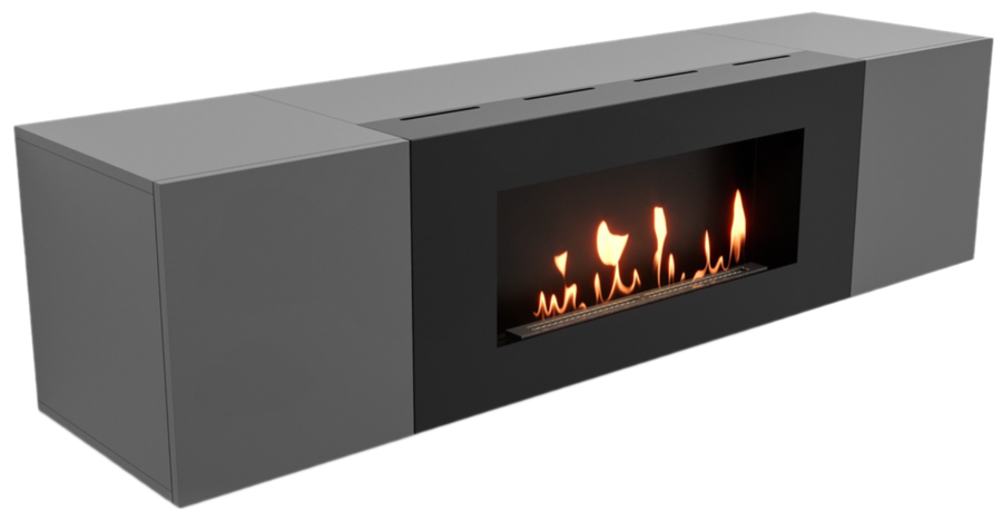 Настенный биокамин Firelight BFP-P1600 графит