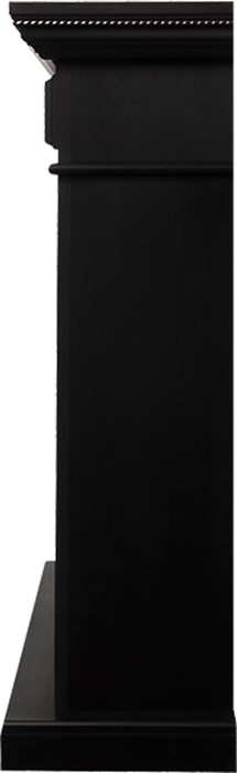 Широкий портал Firelight Bianco 30 черная эмаль, цвет черный - фото 3