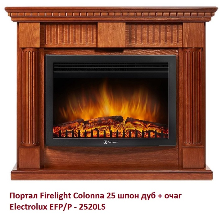 Широкий портал Firelight Colonna 25 шпон дуб - фото 2