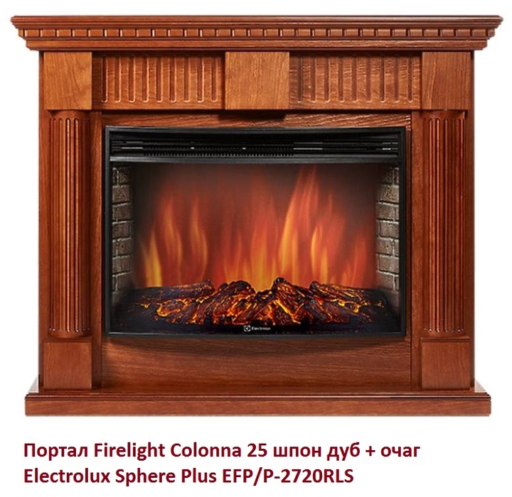 Широкий портал Firelight Colonna 25 шпон дуб - фото 3