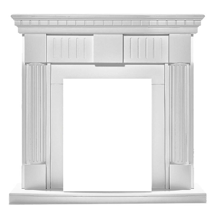 Классический портал для камина Firelight Colonna Classic белый классический портал для камина firelight tetris classic белый серый