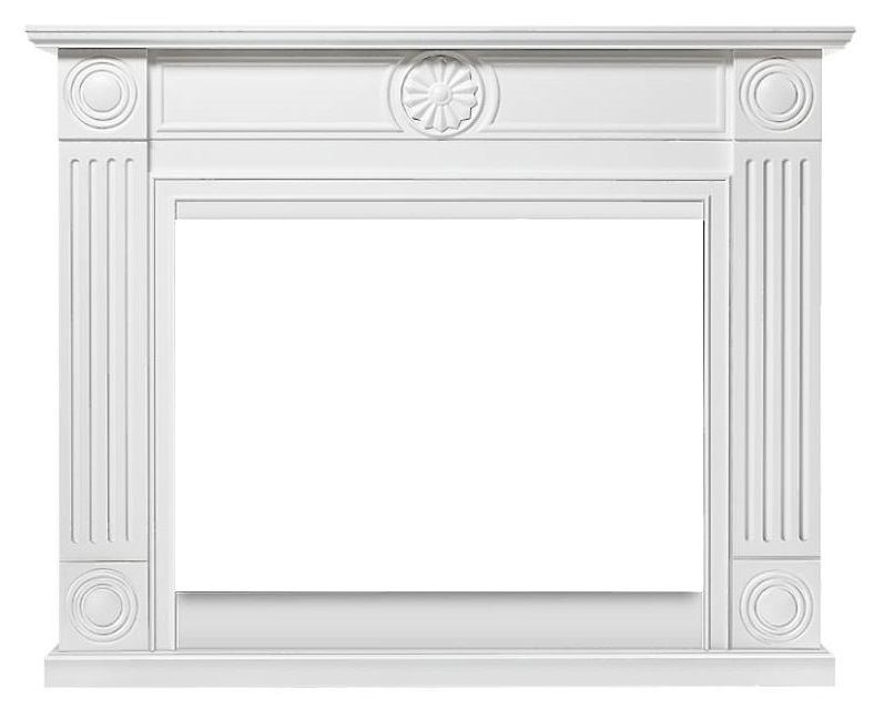 Угловой широкий портал Firelight Frame 30U (угловой) белый