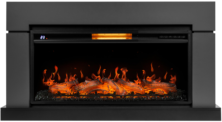 

Электрокамин с широким очагом 2D Royal Thermo, Графит, Royal Thermo Aurora RTFP/P-AR40LS с порталом Firelight Lindos 40, графит