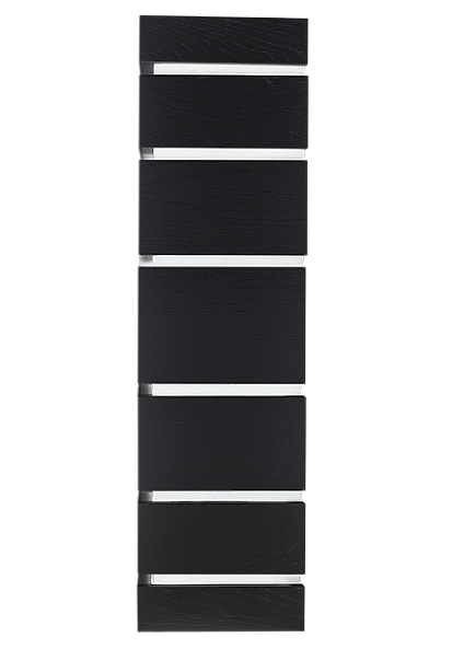 Широкий портал Firelight Moderno 25 шпон чёрный дуб, цвет черный дуб - фото 4