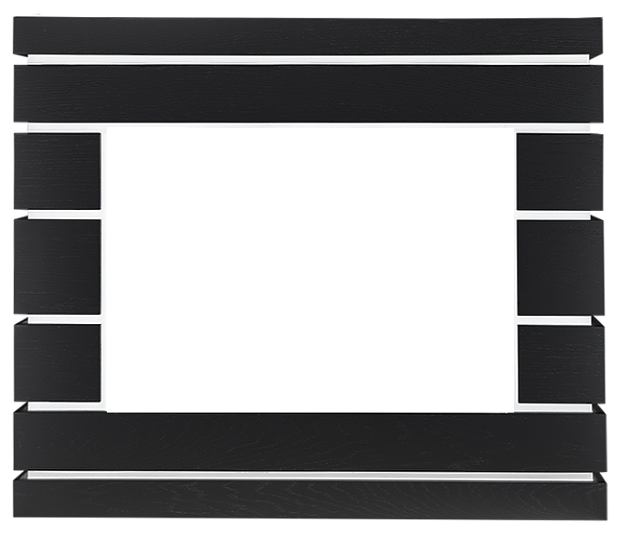 Широкий портал Firelight Moderno 25 шпон чёрный дуб, цвет черный дуб - фото 1
