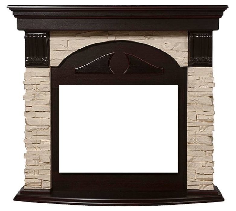 Угловой широкий портал Firelight классический портал для камина firelight