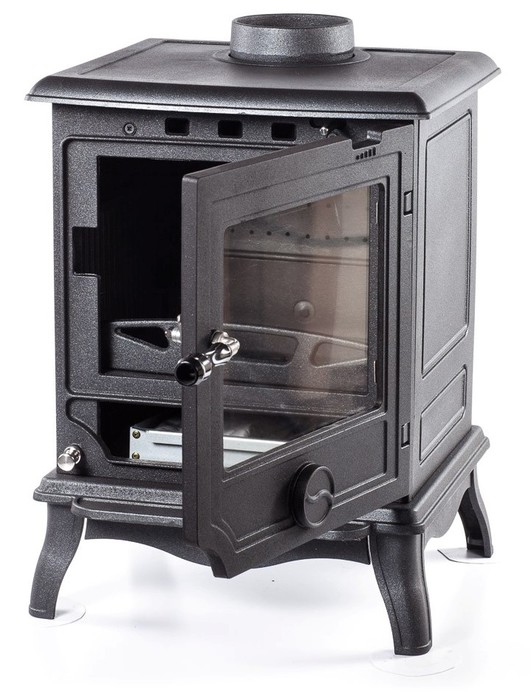 Дровяная печь Fireway FINN d120, цвет черный - фото 3