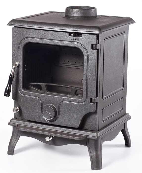 Дровяная печь Fireway PAUL d140, цвет черный - фото 1