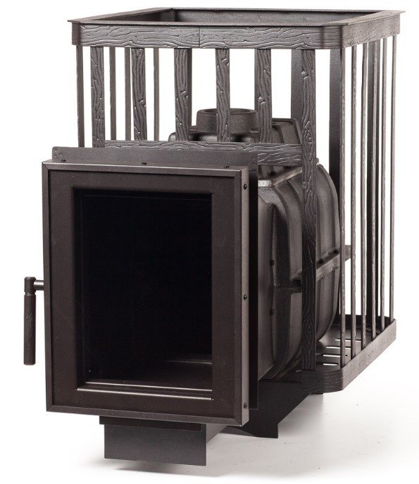 Дровяная печь 15 кВт Fireway ПароВар 18 сетка-ковка (340М)