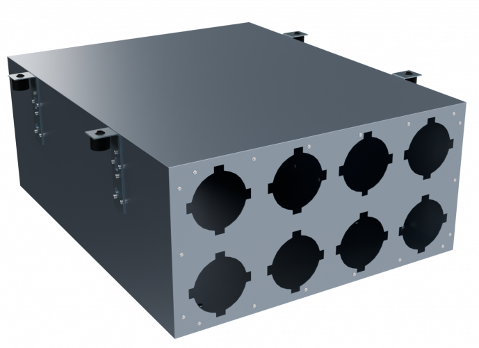 

Коллектор Flexag, Flexag CMP-FLD 160/75x8, D160, на 8 выxодов FLD