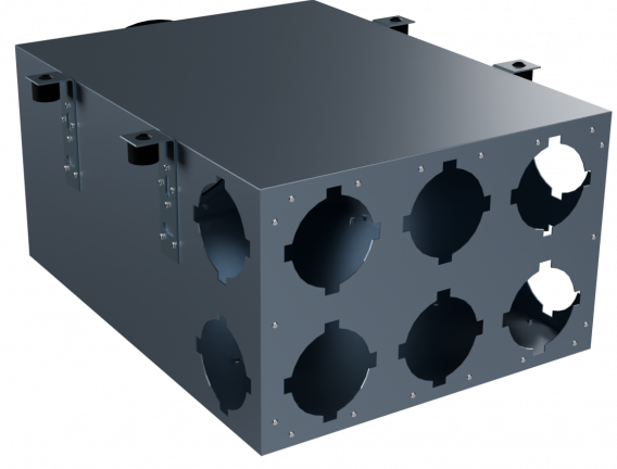 

Коллектор Flexag, Flexag CMP-FLD 160/90x6, D160, на 6 выxодов FLD